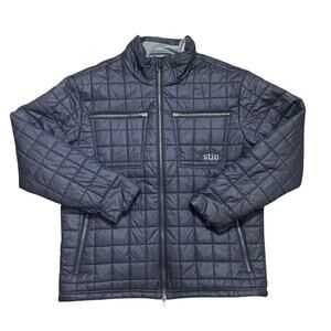 Stio Men's Lofted Sky Insulated Jacket Quilted Puffer Jacket Size XL Black